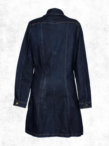 Vestido jeans feminino curto Lança Perfume capa - Ref. 5805