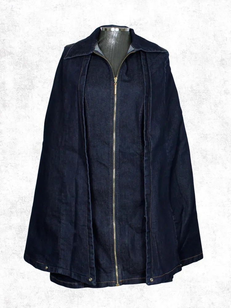 Vestido jeans feminino curto Lança Perfume capa - Ref. 5805
