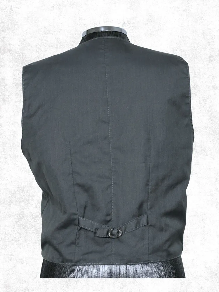 colete social cinza de costureira simples - ref. 2319