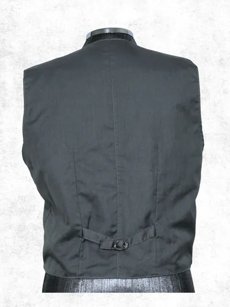 colete social cinza de costureira simples - ref. 2319