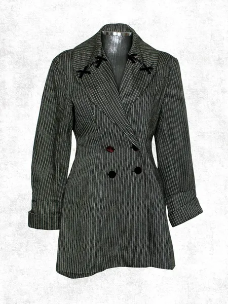 Casaco lã batida preto e branco vintage CGC Ref. 6549