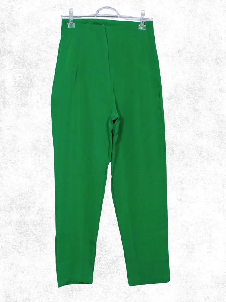 Calça social alfaiataria cenoura verde - Ref. 6466