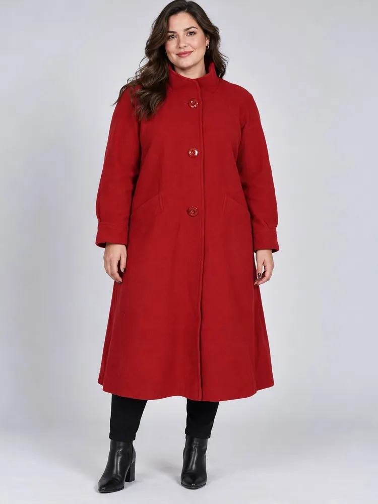 Casaco sobretudo plus size gestante vintage - Ref. 3902