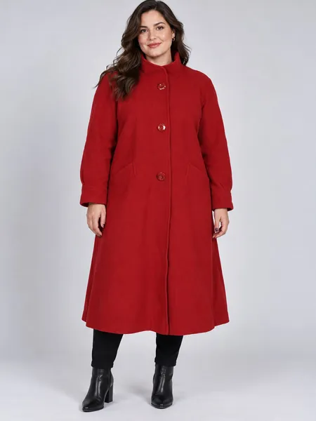 Casaco sobretudo plus size gestante vintage - Ref. 3902
