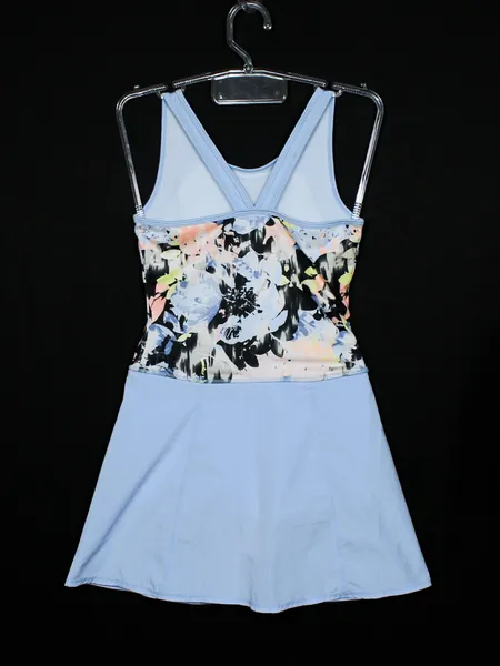 Macaquinho academia short saia azul - Ref. 6608