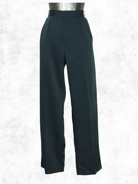 Calça masculina cinza azulado pregas -Ref. 5957