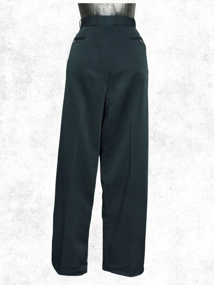 Calça masculina cinza azulado pregas -Ref. 5957