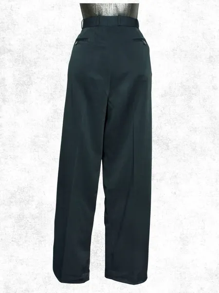 Calça masculina cinza azulado pregas -Ref. 5957