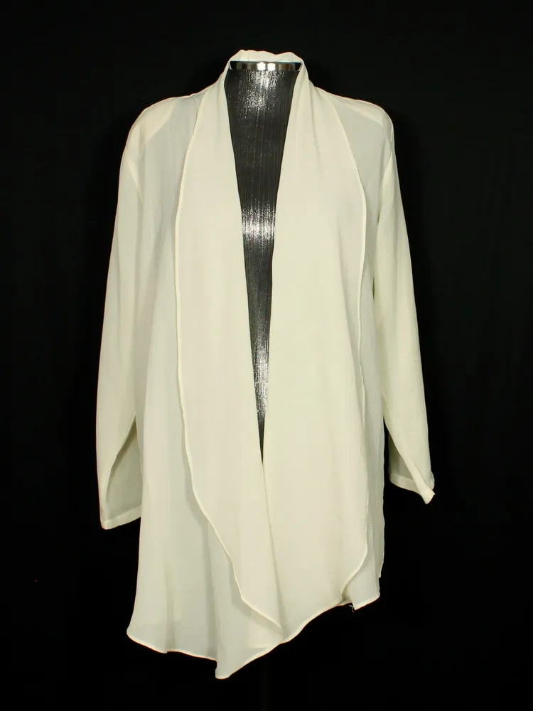 Casaco alongado chiffon vintage CGC - Ref. 6594