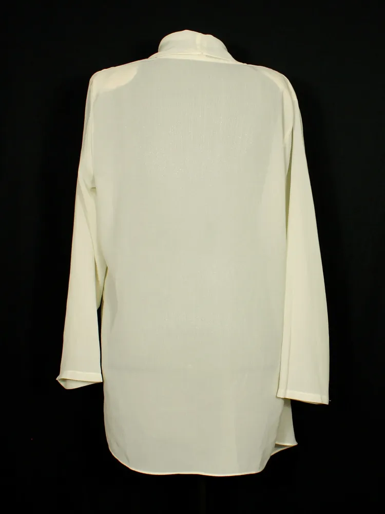 Casaco alongado chiffon vintage CGC - Ref. 6594