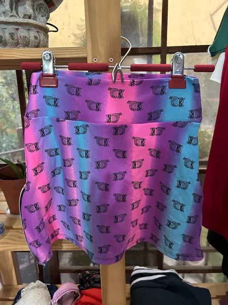 Short Saia academia coruja
