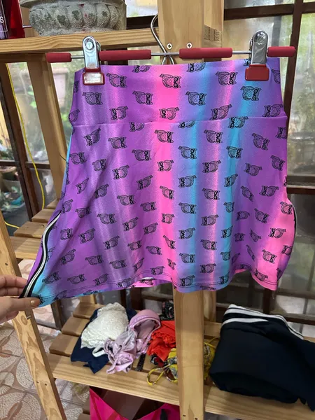 Short Saia academia coruja