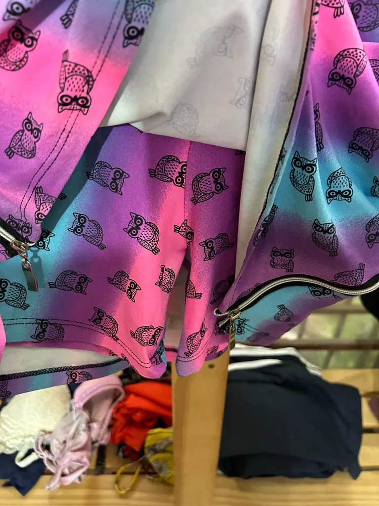 Short Saia academia coruja