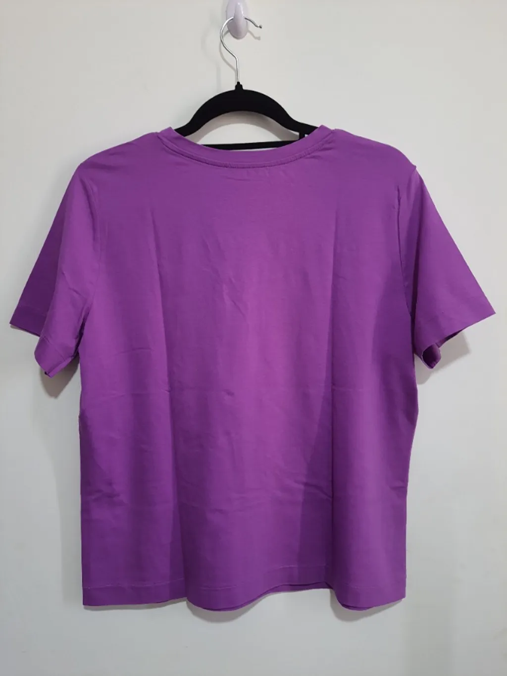 camiseta feminina zara lilás  tamanho: g
