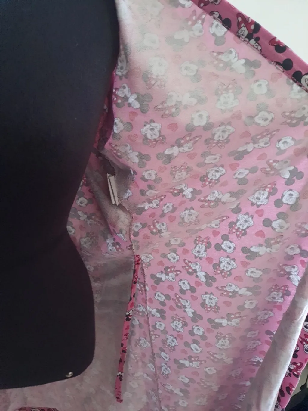 robe de malha minnie e mickey  tamanho: g