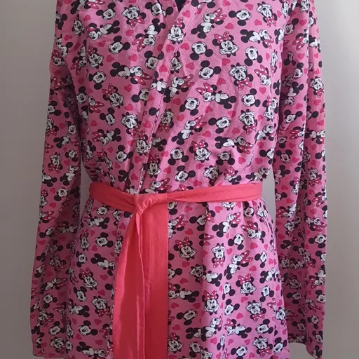 robe de malha minnie e mickey  tamanho: g