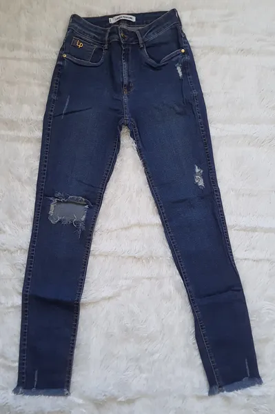 calça jeans feminina lança perfume destroyed - veste 36