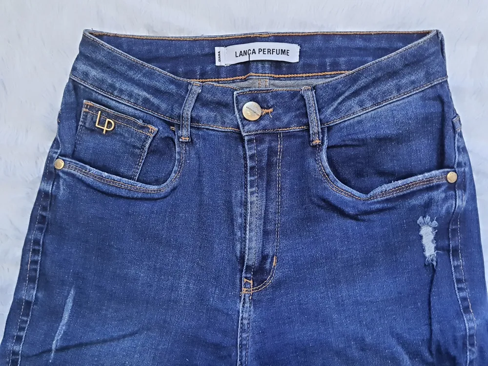 calça jeans feminina lança perfume destroyed - veste 36