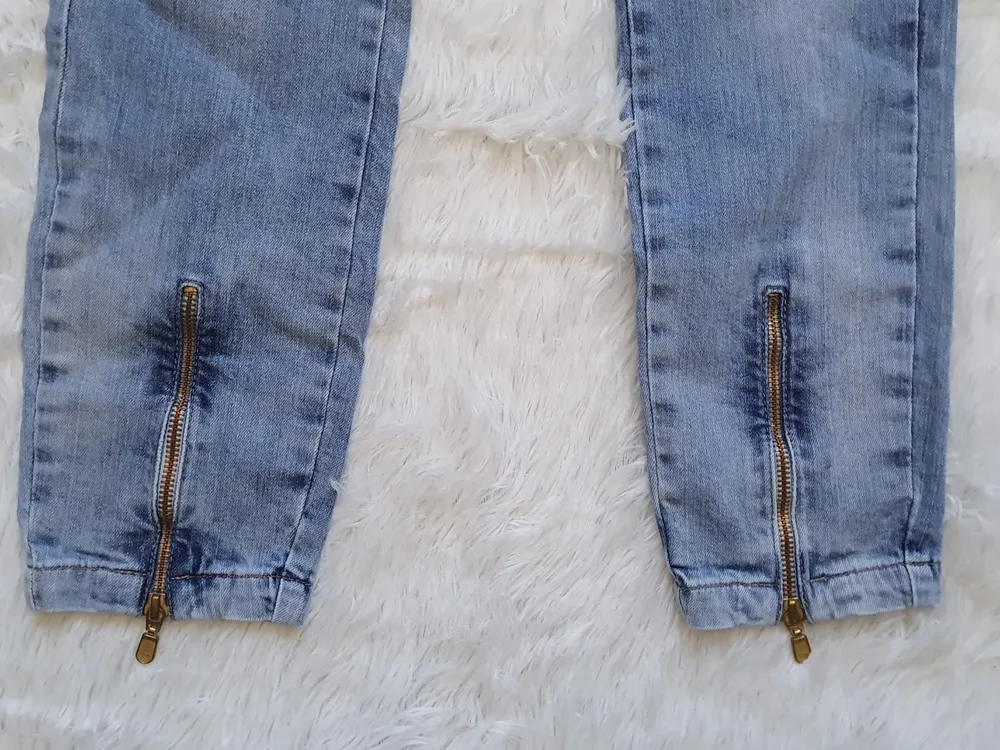 calça jeans patogê skinny azul - veste 36