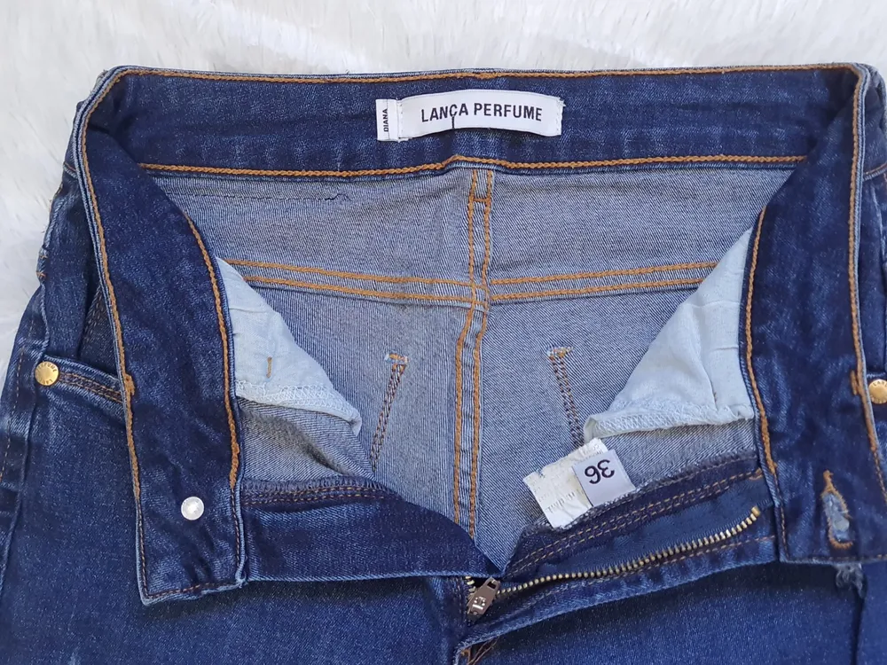 calça jeans feminina lança perfume destroyed - veste 36