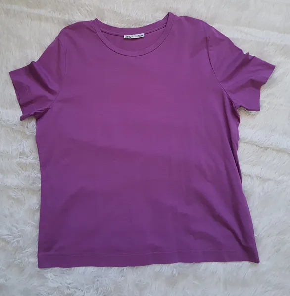 camiseta feminina zara original tamanho g