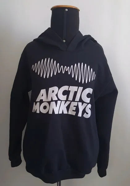 moletom arctic monkeys preto tamanho p
