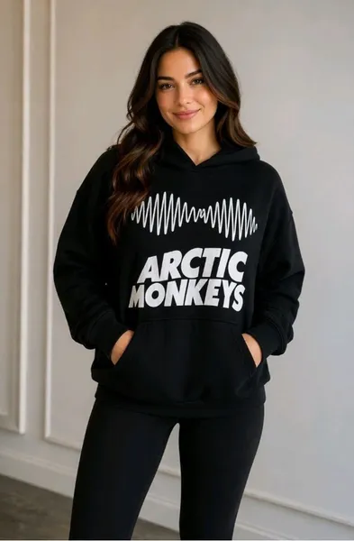 moletom arctic monkeys preto tamanho p