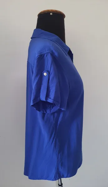 camisa azul feminina hering original tamanho m