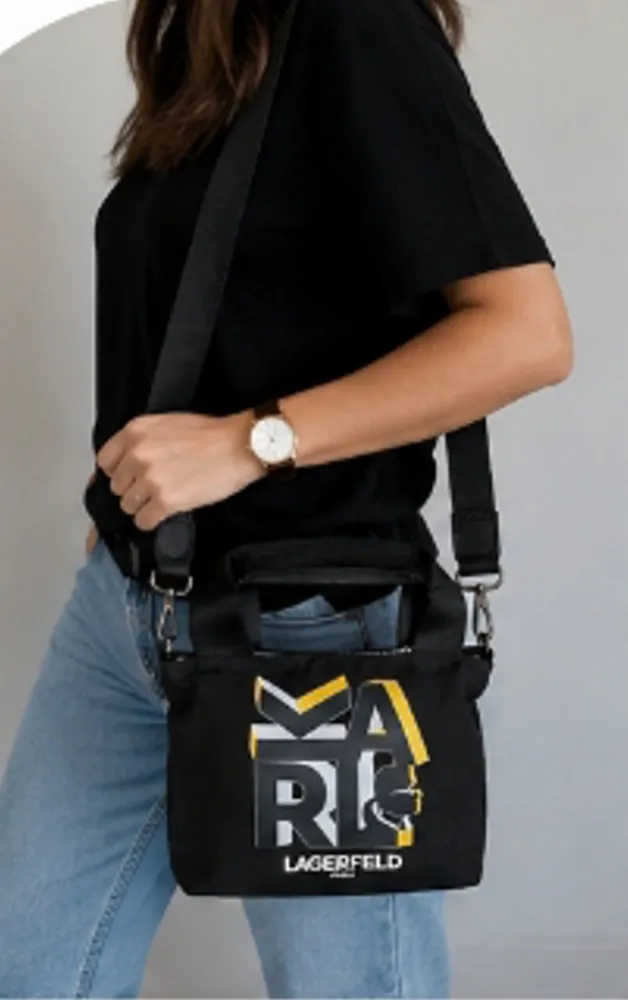 bolsa karl lagerfeld mini tote crossbody original