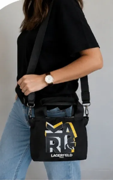 bolsa karl lagerfeld mini tote crossbody original