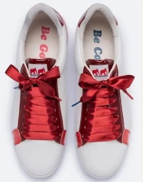 Tênis Twins For Peace  branco e vermelho numeração 37