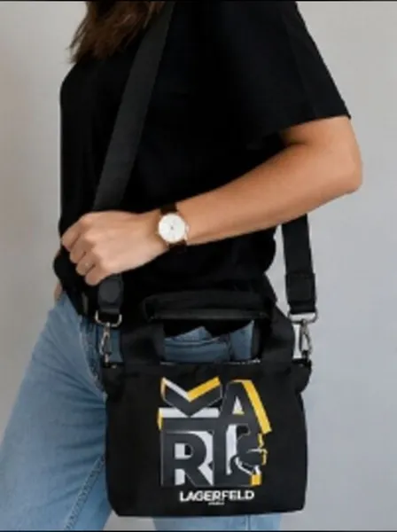 bolsa karl lagerfeld preta