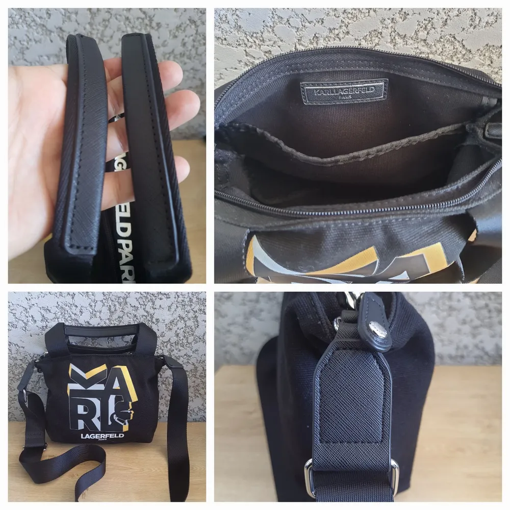 bolsa karl lagerfeld preta