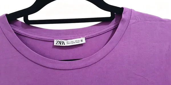 camiseta feminina zara original tamanho g