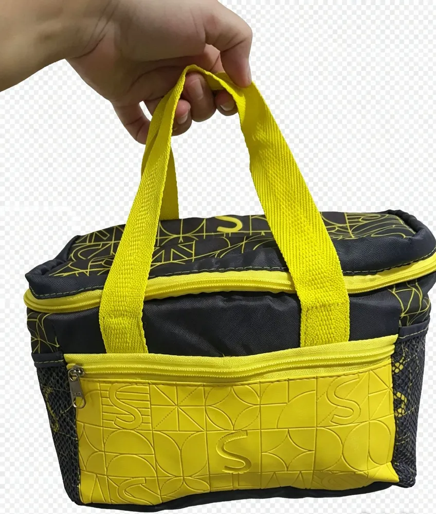 kit sadia com bolsa térmica e lancheira e sanduicheira daiso