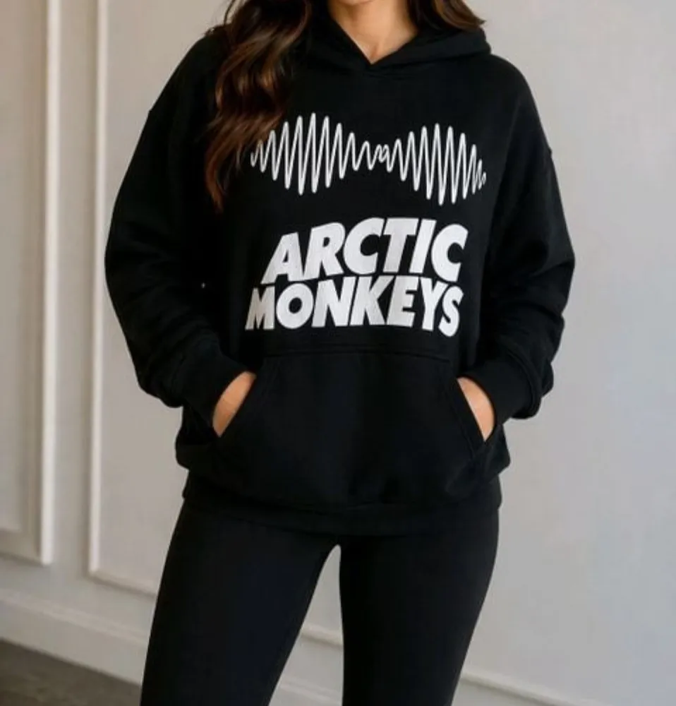 moletom arctic monkeys preto tamanho p