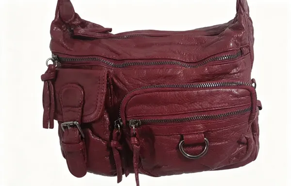 bolsa transversal feminina vinho