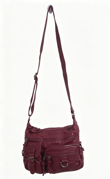 bolsa transversal feminina vinho