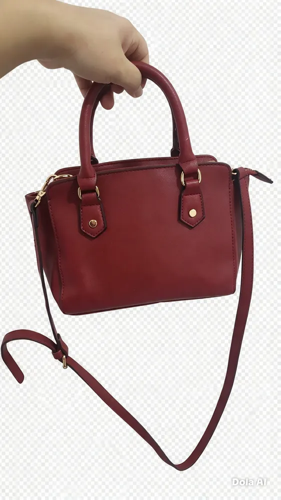 bolsa feminina transversal vermelha