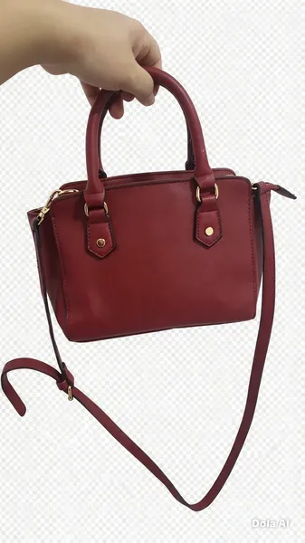 bolsa feminina transversal vermelha