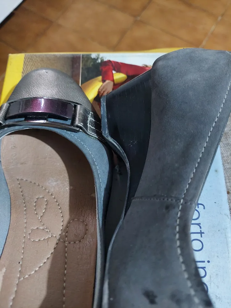 sapato cinza usaflex 37