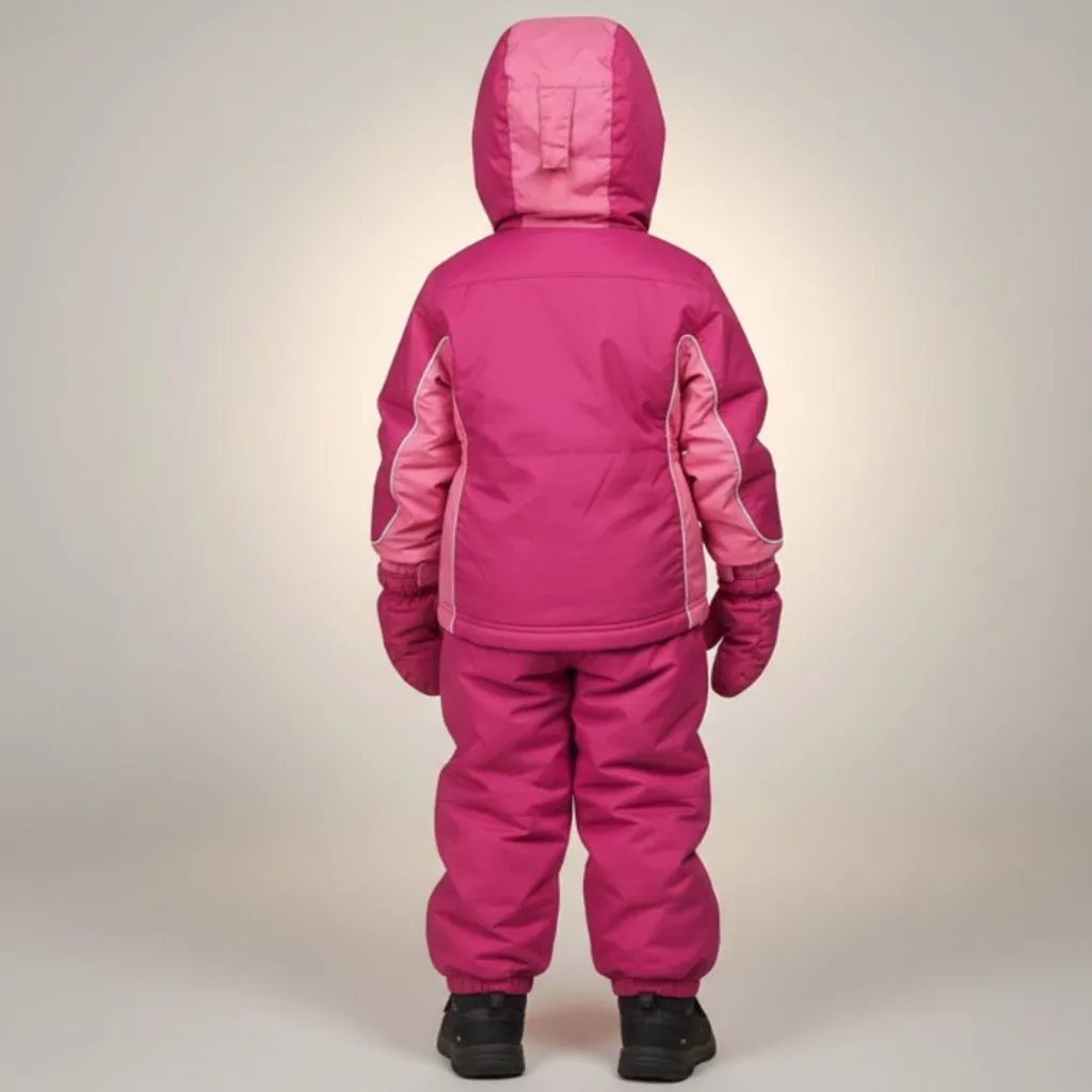 Conjunto Infantil Impermeável Neve Rosa 2 | Rei