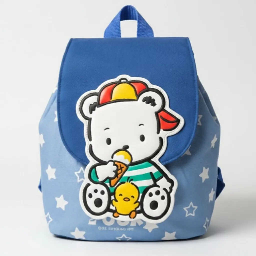 Mini Mochila Coreana Pochacco Azul