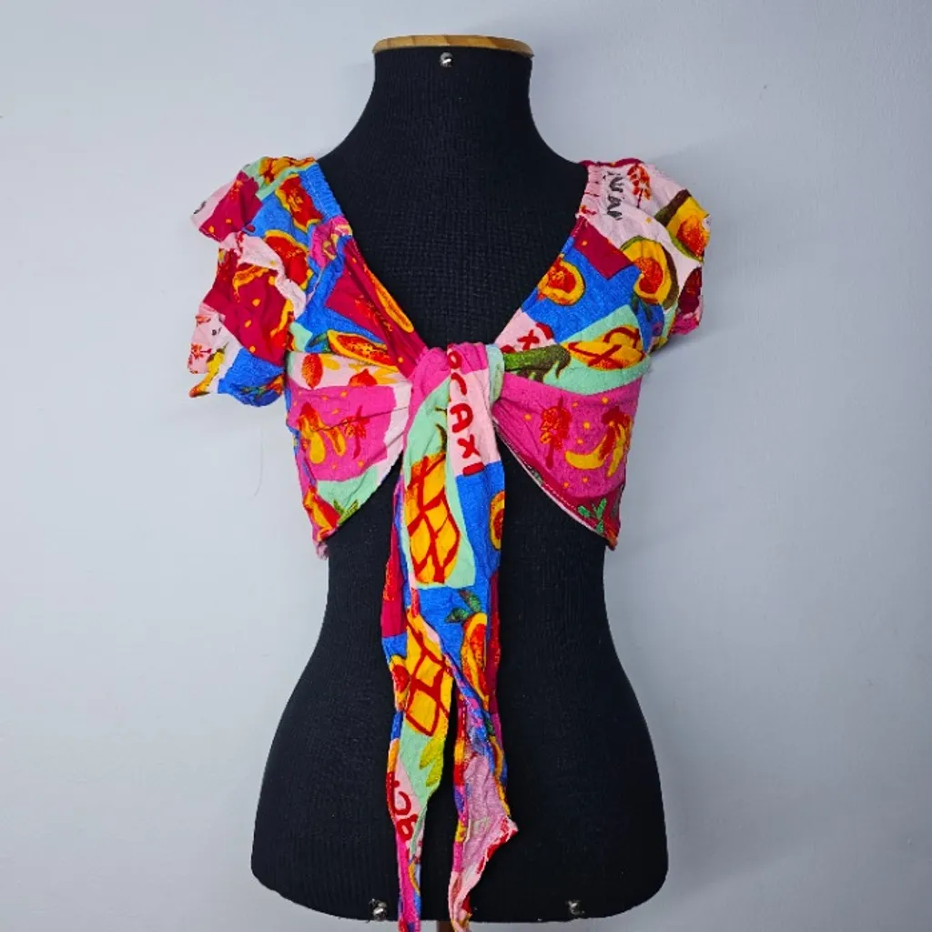 Cropped Tropical Abacaxi M