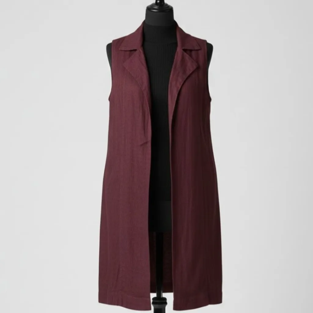 Colete Alfaiataria Linho Marsala GG | Arimath