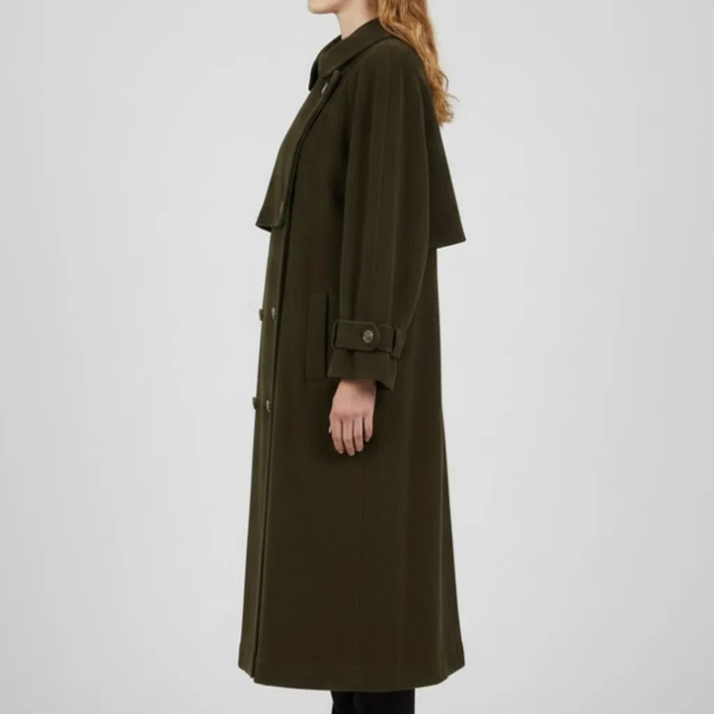 Casaco Trend Coat Lã Verde Austríaco 42 Schneider