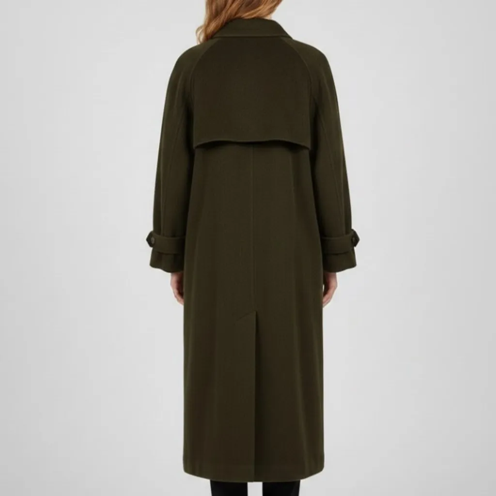 Casaco Trend Coat Lã Verde Austríaco 42 Schneider