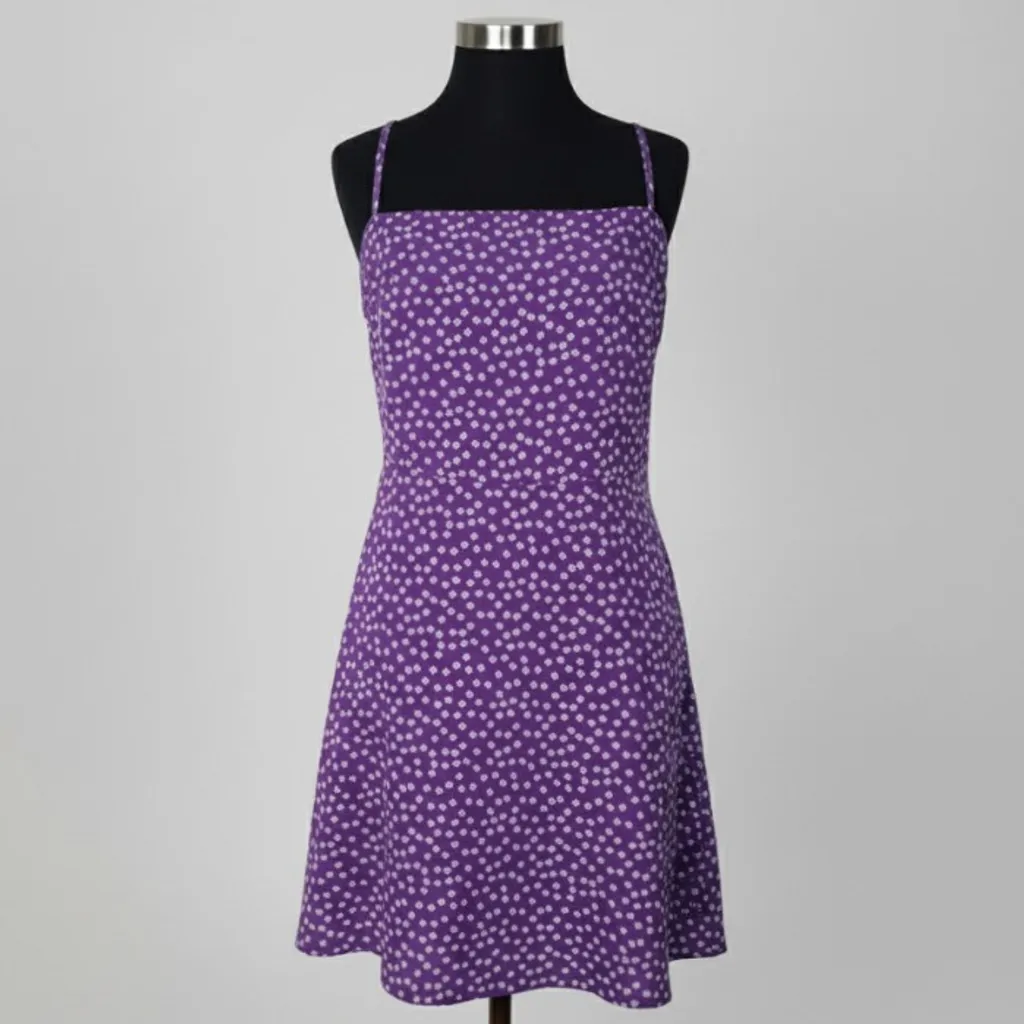 Vestido Delicado Floral Lilás G | Shein