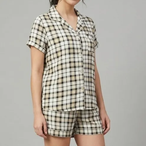 Conjunto Pijama Americano Xadrez P Shein