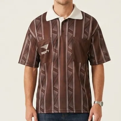 Camisa Futebol Árbitro Vintage Anos 90 G - Penalty